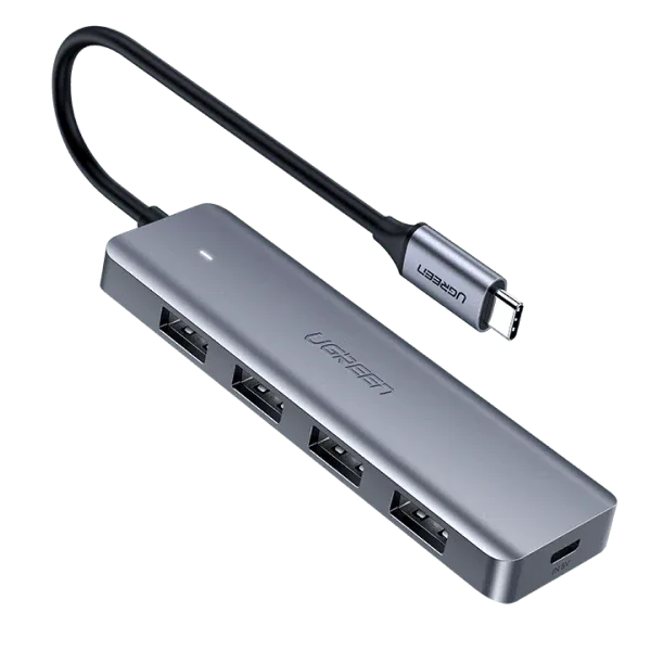 UGREEN Ultra Slim 4‑Port USB‑C Hub with 5Gbps Data Transfer - Gomix Brands Outlet